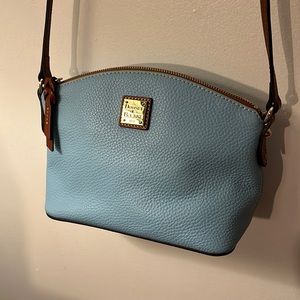 dooney and bourke ruby crossbody sky blue color